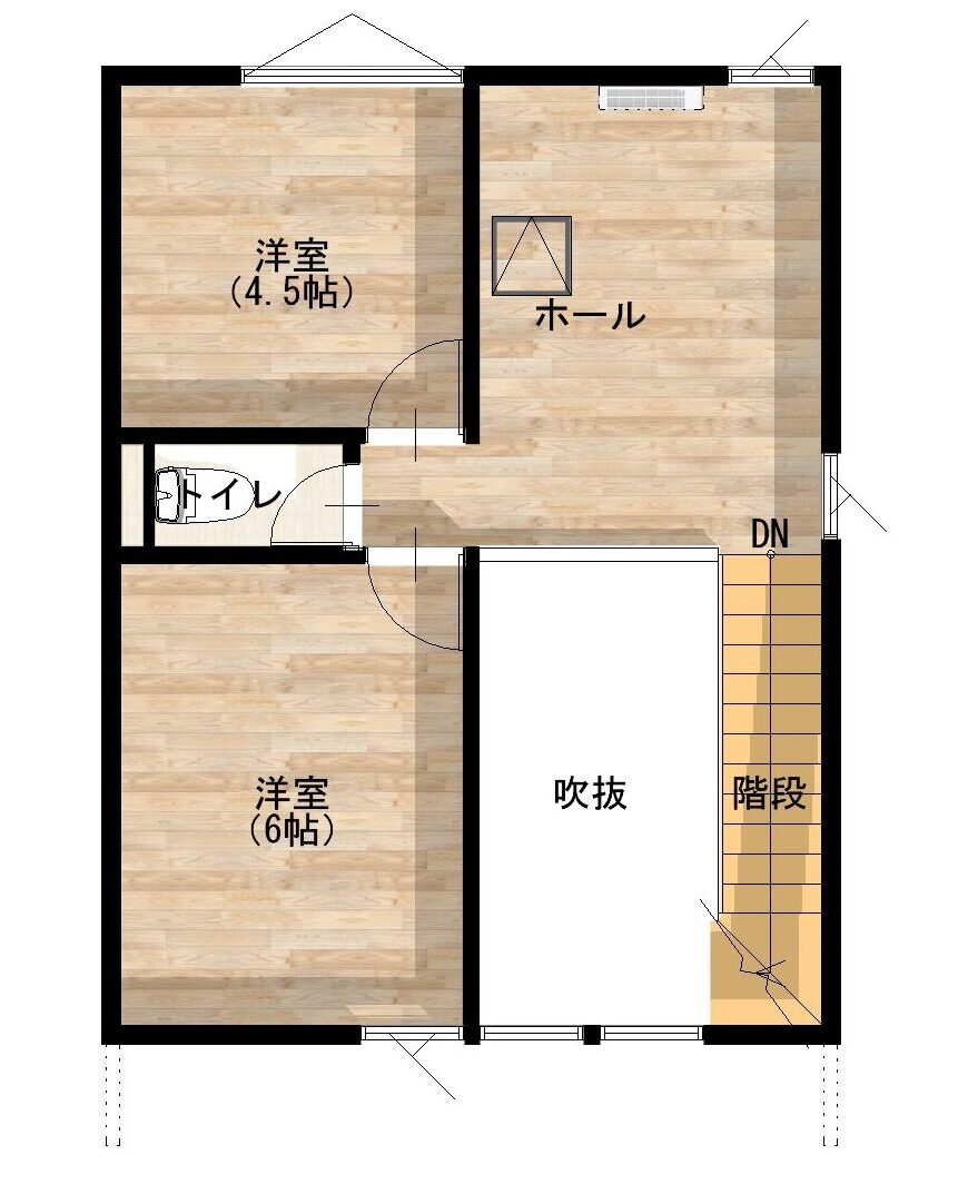 B号棟 2F間取り図