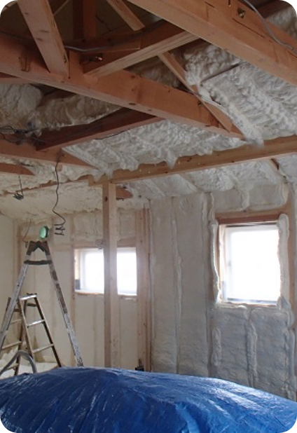 写真：壁・床・天井・屋根の断熱リフォーム